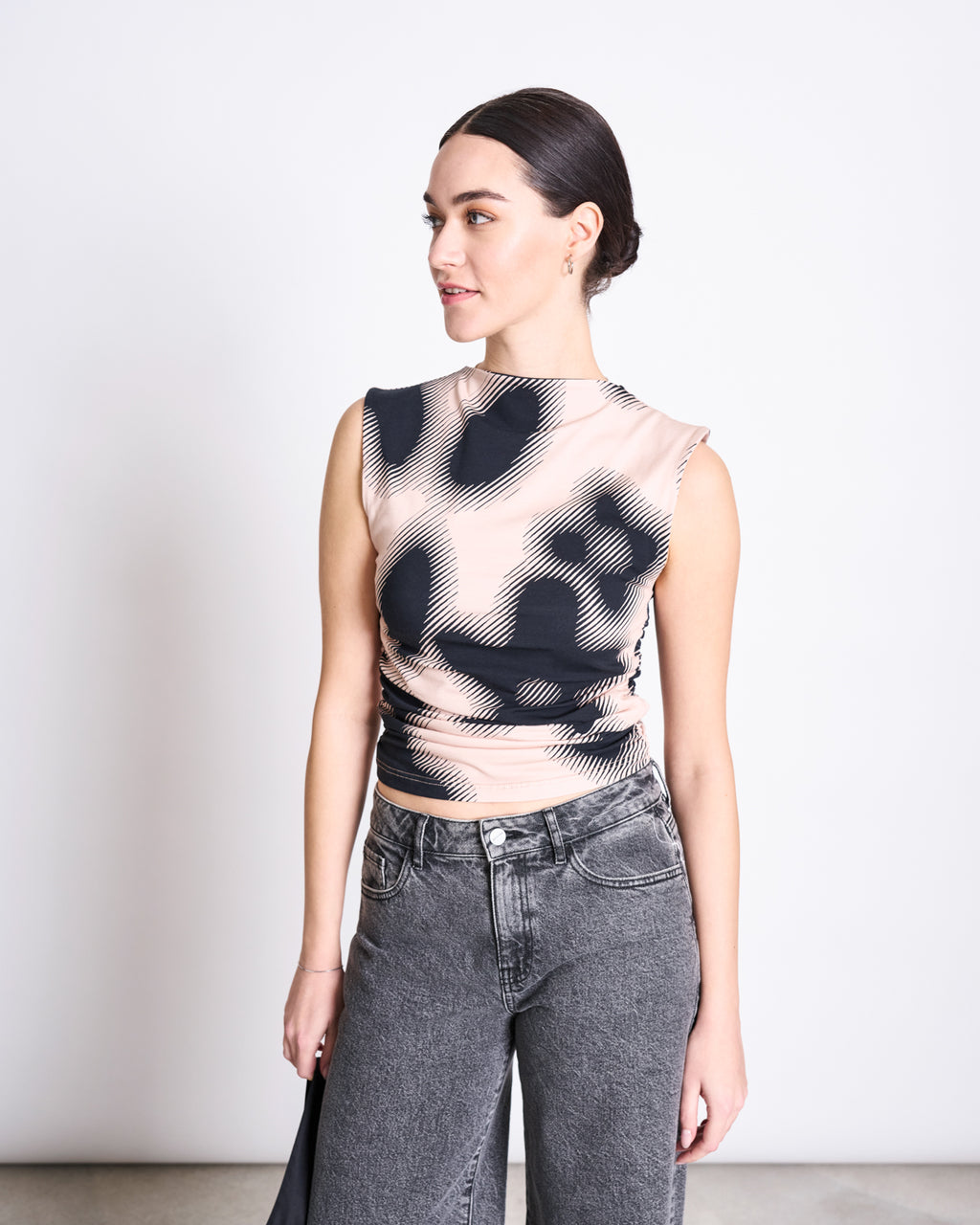 RUFFLE TOP RAFO DIGITAL FLOWER PRINT GOTS T-shirt jan-n-june 3