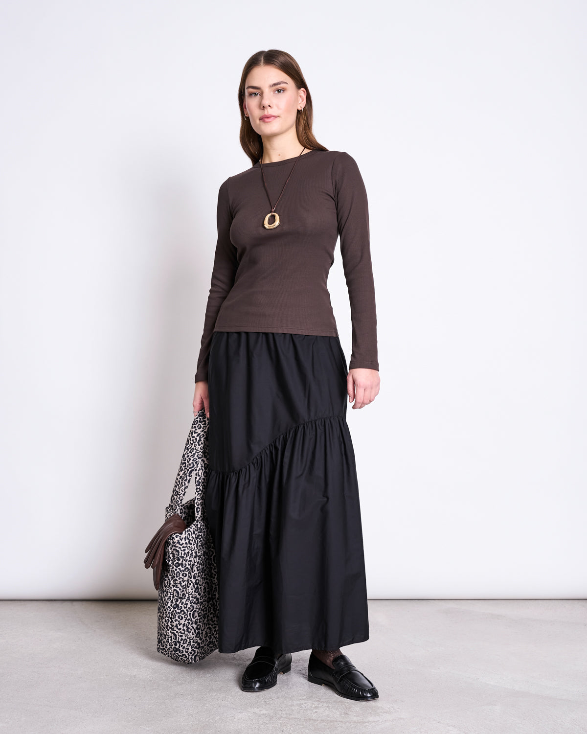 RIB LONGSLEEVE RAVA MUD Longsleeve jan-n-june 2