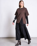 SLITTED T-SHIRT NADIL MUD T-shirt jan-n-june 1
