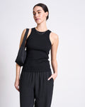 ORGANIC COTTON TANK TOP PORTO LONG BLACK GOTS T-shirt jan-n-june 1