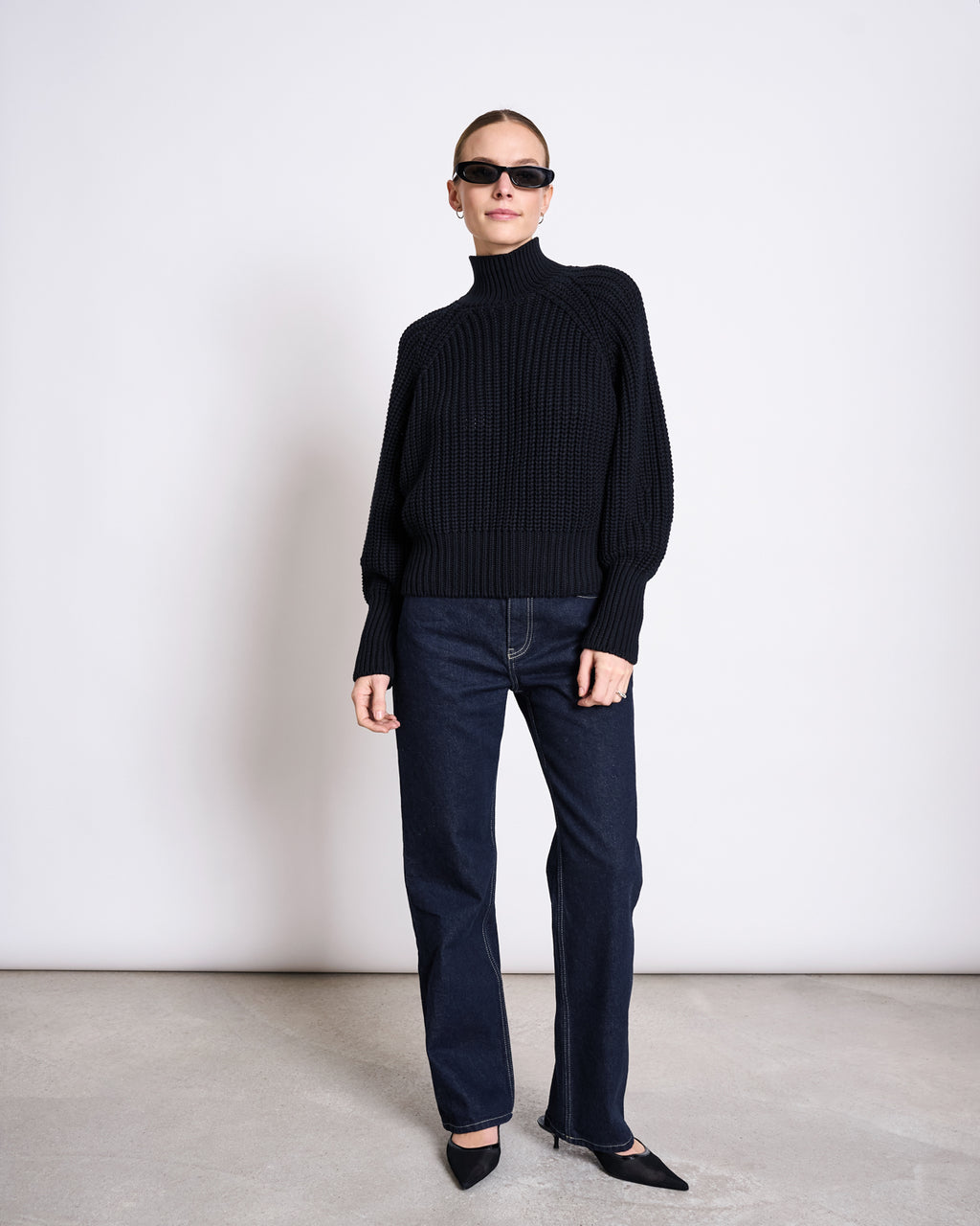 STRAIGHT LEG HIGHWAIST JEANS VILCA DARK BLUE DENIM Pants jan-n-june 6