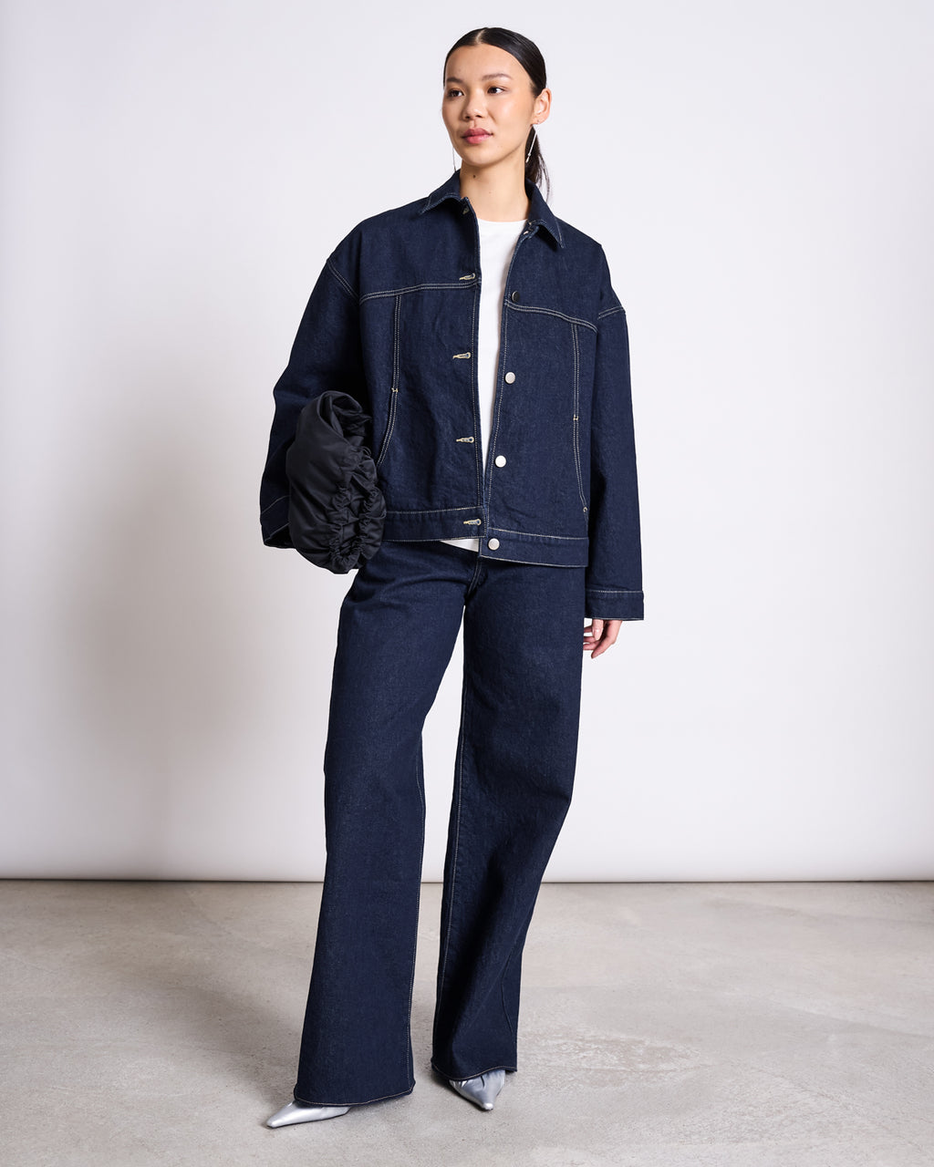 RELAXED DENIM JACKET VILME DARK BLUE DENIM Coats & Jackets jan-n-june 2