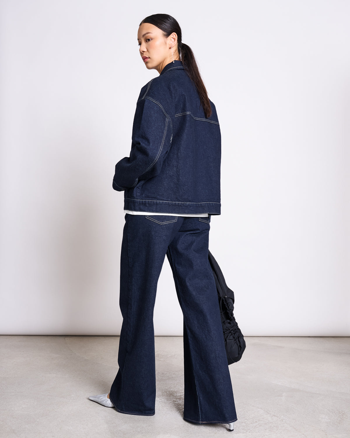 RELAXED DENIM JACKET VILME DARK BLUE DENIM Coats & Jackets jan-n-june 5