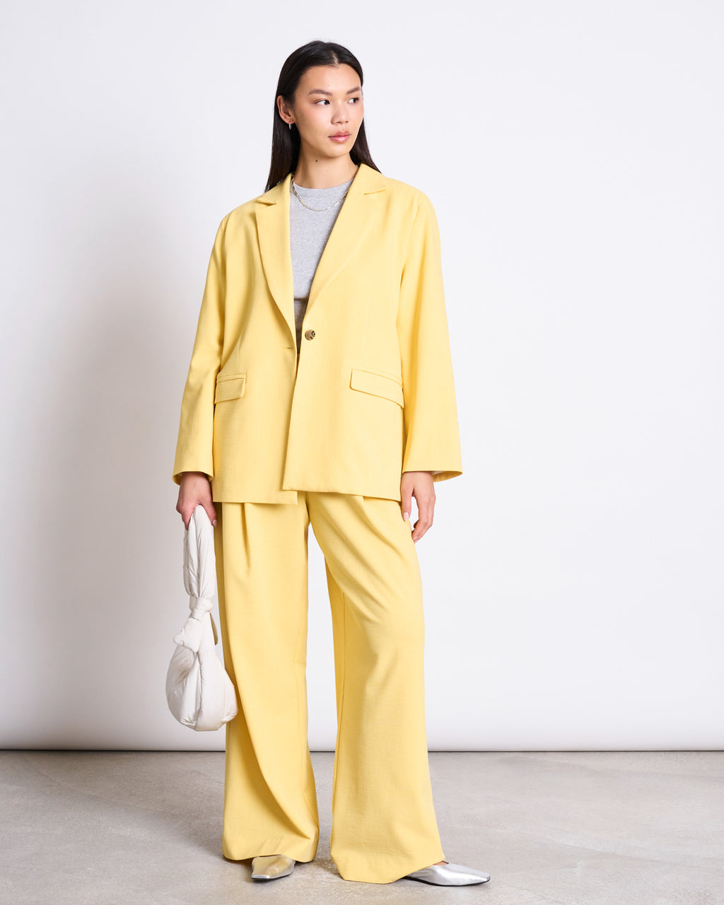 PLEATED WIDE PANTS NIVA BUTTERCUP Pants jan-n-june 3