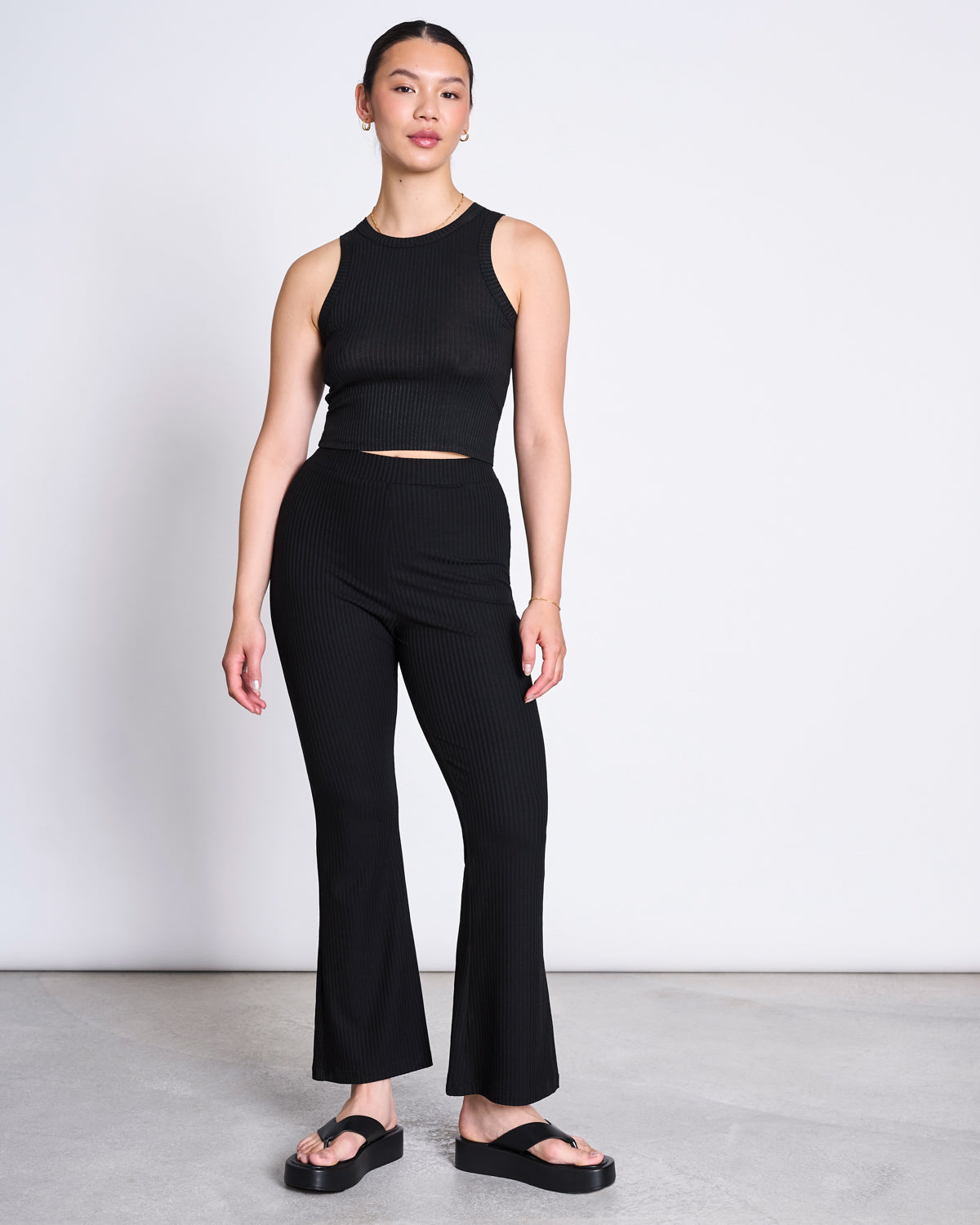 TENCEL™ LYOCELL RIB TANK TOP PORTO BLACK jan-n-june 5