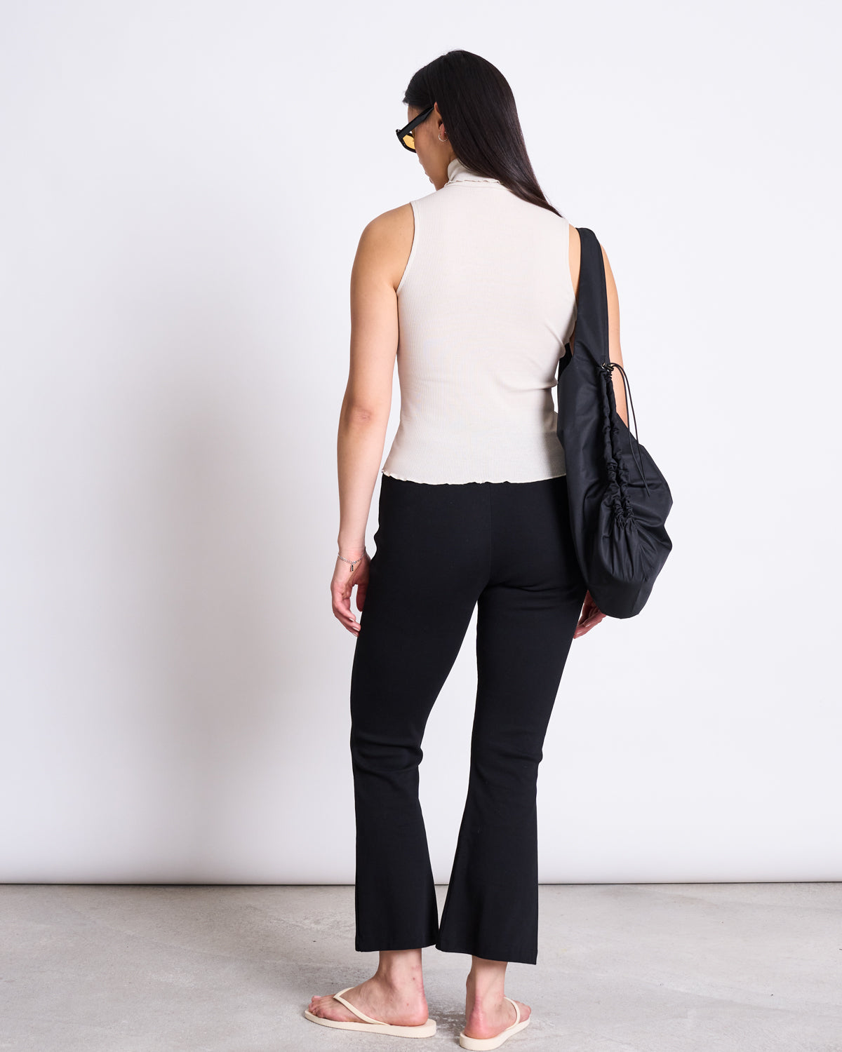 HIGH NECK RIB TOP HAV IVORY GOTS Tops jan-n-june 5