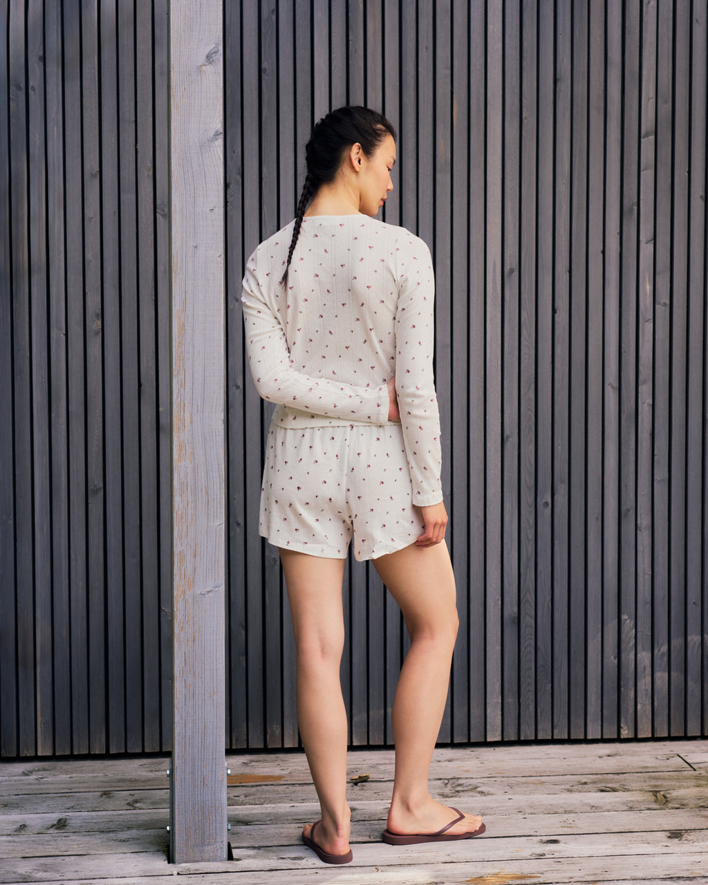 POINTELLE PYJAMA SHORTS BLOOMY GOTS T-shirt jan-n-june 6