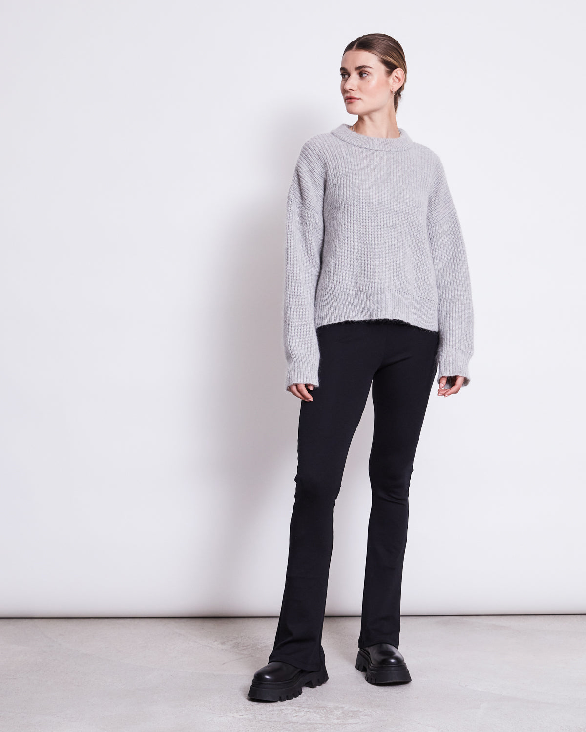 FLARED LEGGINGS BLACK Leggings jan-n-june 2