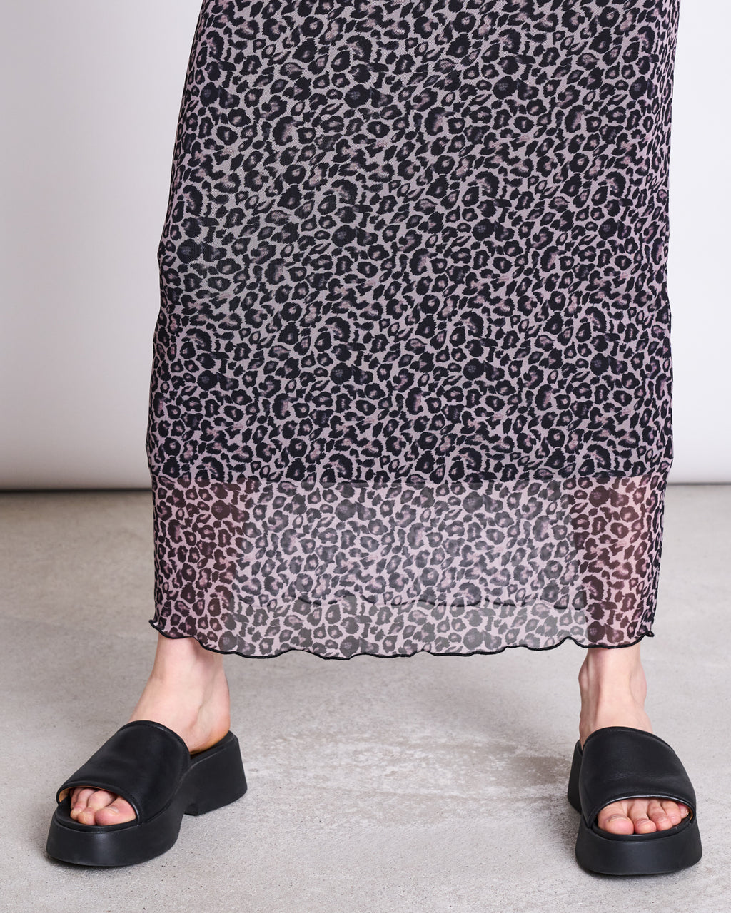 MESH MAXI SKIRT SMUK LEO PRINT Skirts jan-n-june 5