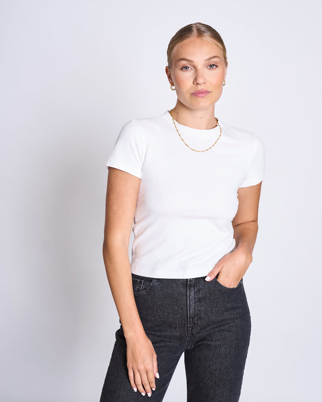 T-SHIRT PALOOMA WHITE GOTS t-shirt jan-n-june 1