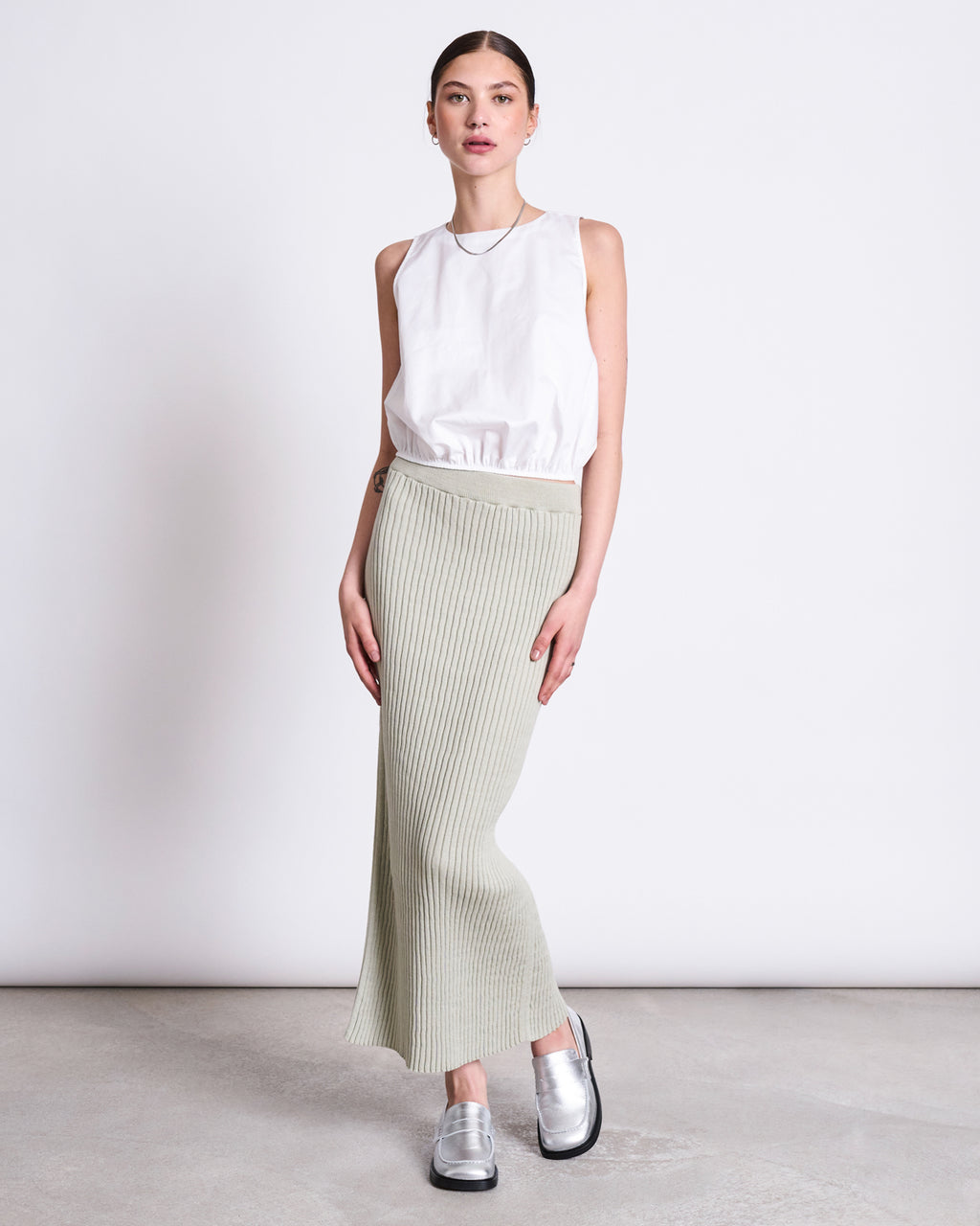 MIDI KNIT SKIRT EBBA VINTAGE LACE GOTS Skirts jan-n-june 1