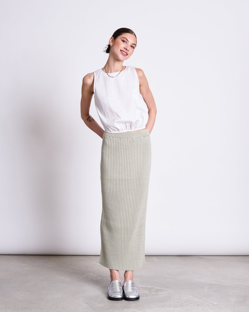 MIDI KNIT SKIRT EBBA VINTAGE LACE GOTS Skirts jan-n-june 6
