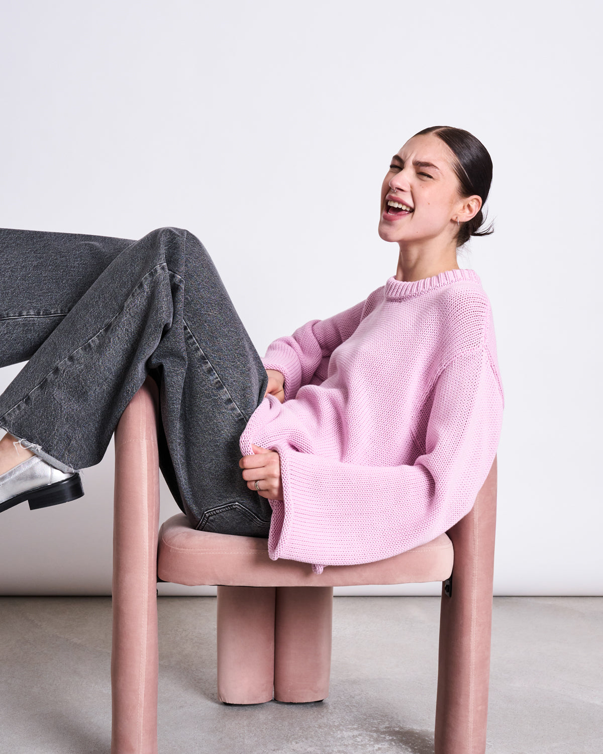 JUMPER SONA LIGHT ORCHID GOTS Knits jan-n-june 6