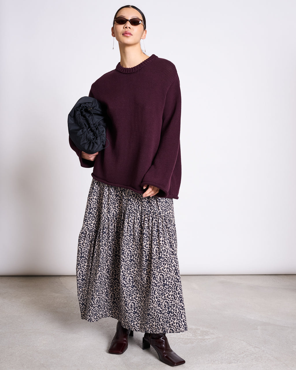 TIERED MAXI SKIRT ALCA LEO PRINT Skirt jan-n-june 3
