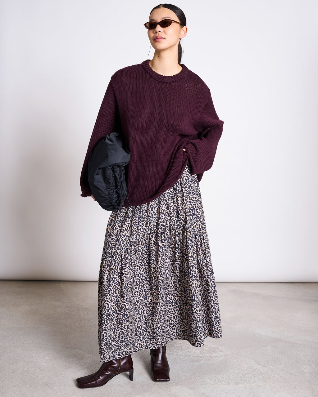 TIERED MAXI SKIRT ALCA LEO PRINT Skirt jan-n-june 4