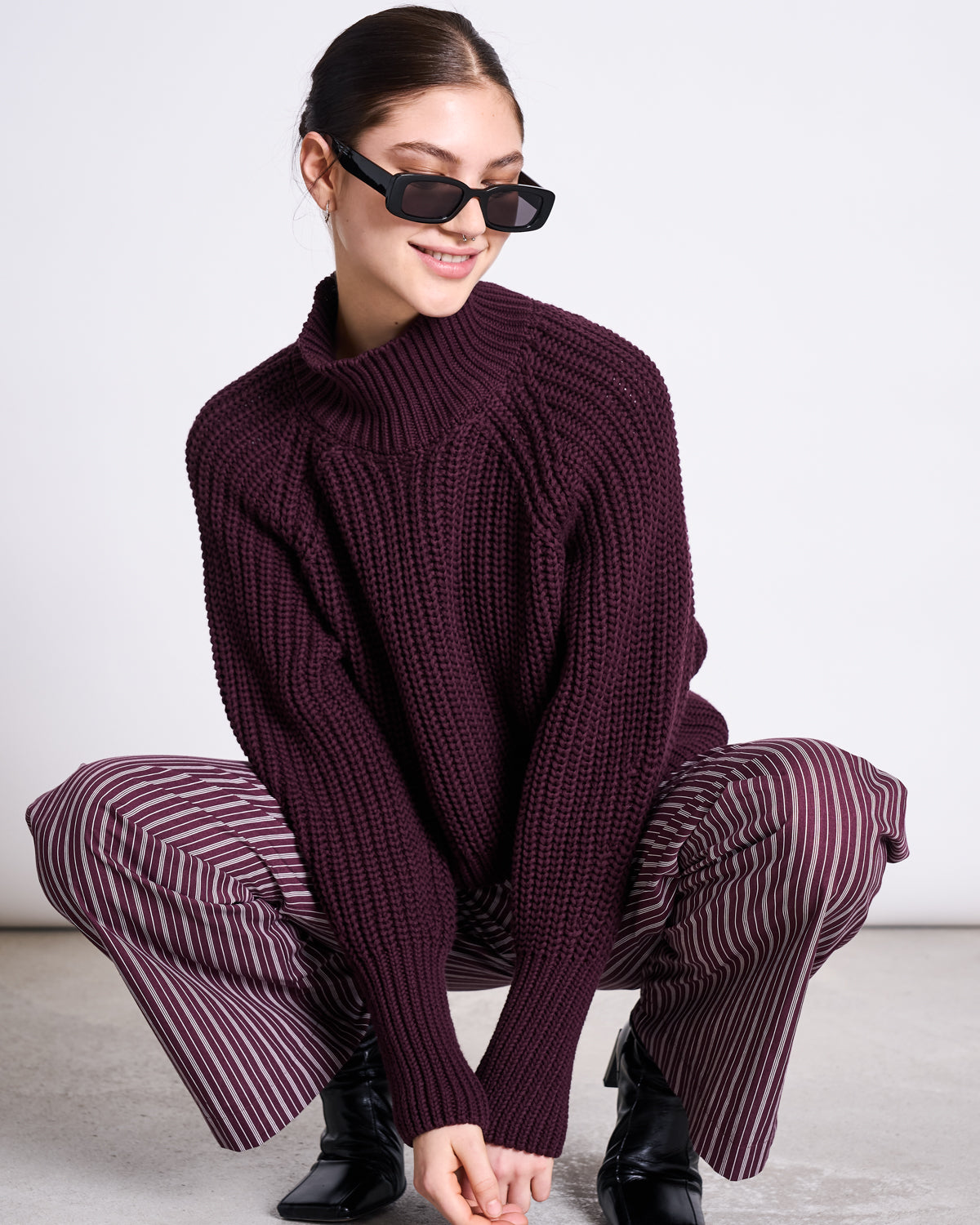 JUMPER OLA CHERRY LACQUER GOTS Jumper jan-n-june 1