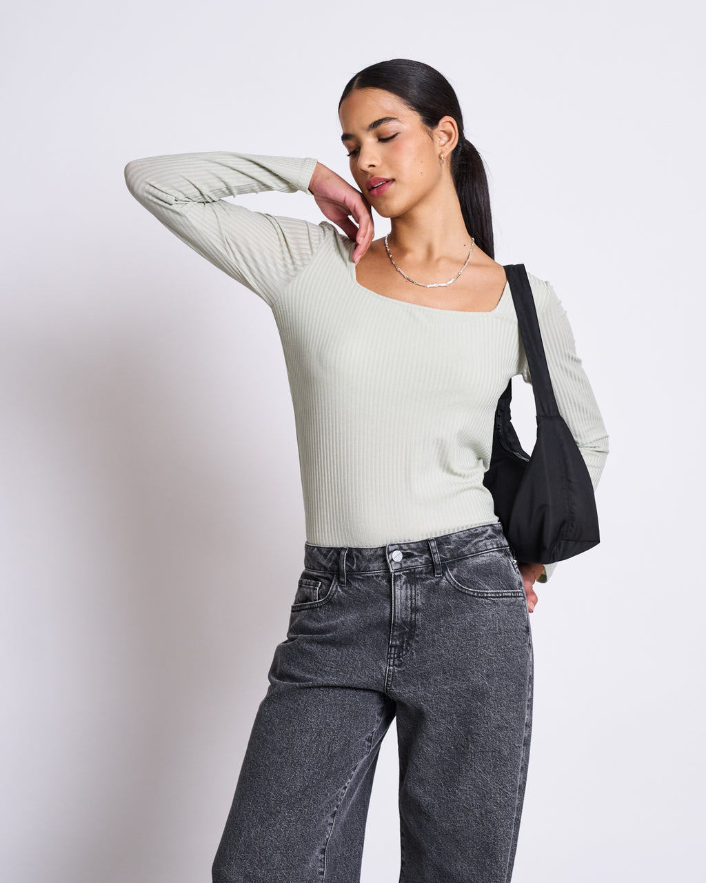 SQUARENECK LONGSLEEVE FRIA VINTAGE LACE Longsleeves jan-n-june 2