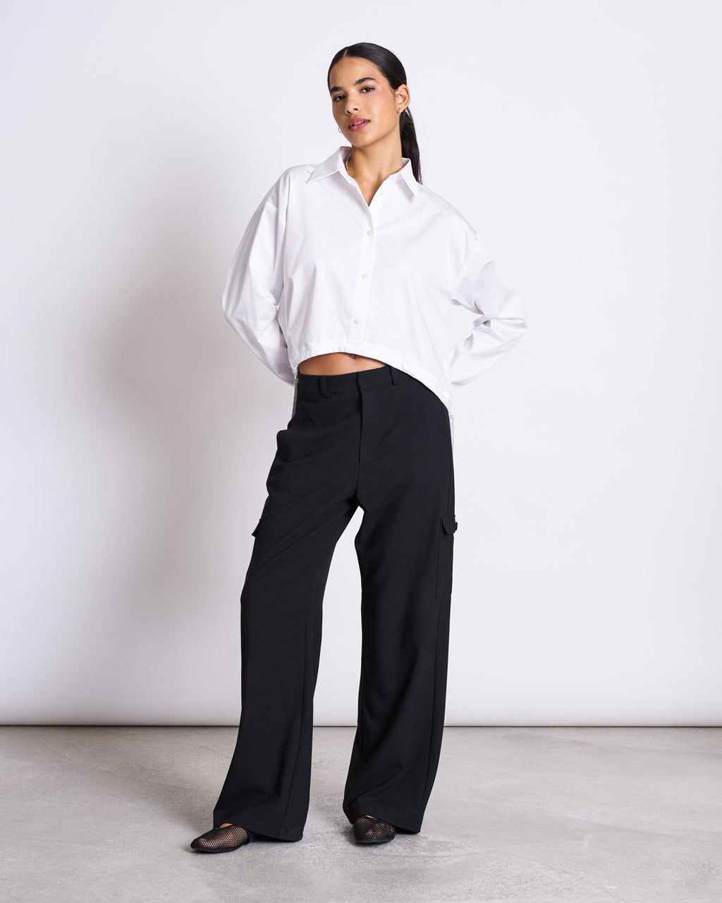 DRAWSTRING SHIRT ISTED WHITE Blouses jan-n-june 3