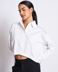 DRAWSTRING SHIRT ISTED WHITE Blouses jan-n-june 1