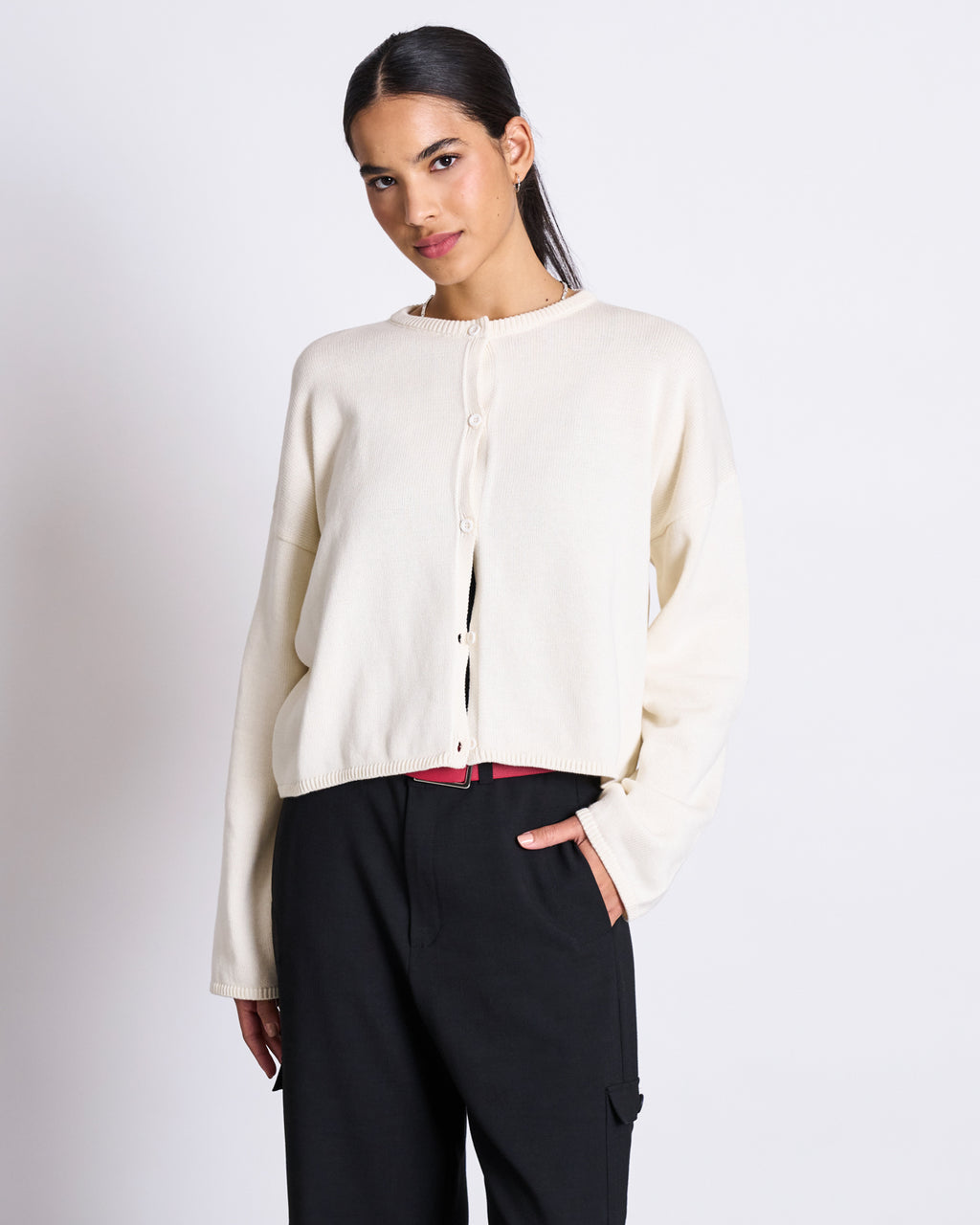 LIGHT CARDIGAN ASAS OFFWHITE GOTS T-shirt jan-n-june 6