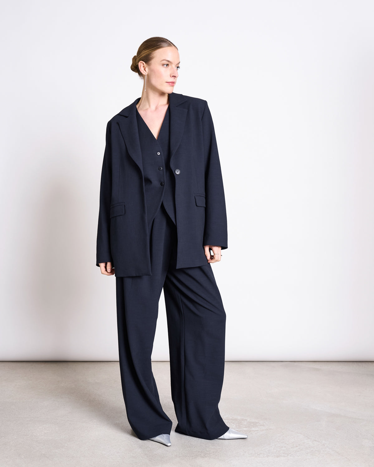 SLITTED BACK BLAZER JELS NIGHTFALL Coats & Jackets jan-n-june 1