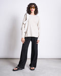 BRUSHED LONGSLEEVE BOY IVORY GOTS Longsleeve jan-n-june 1