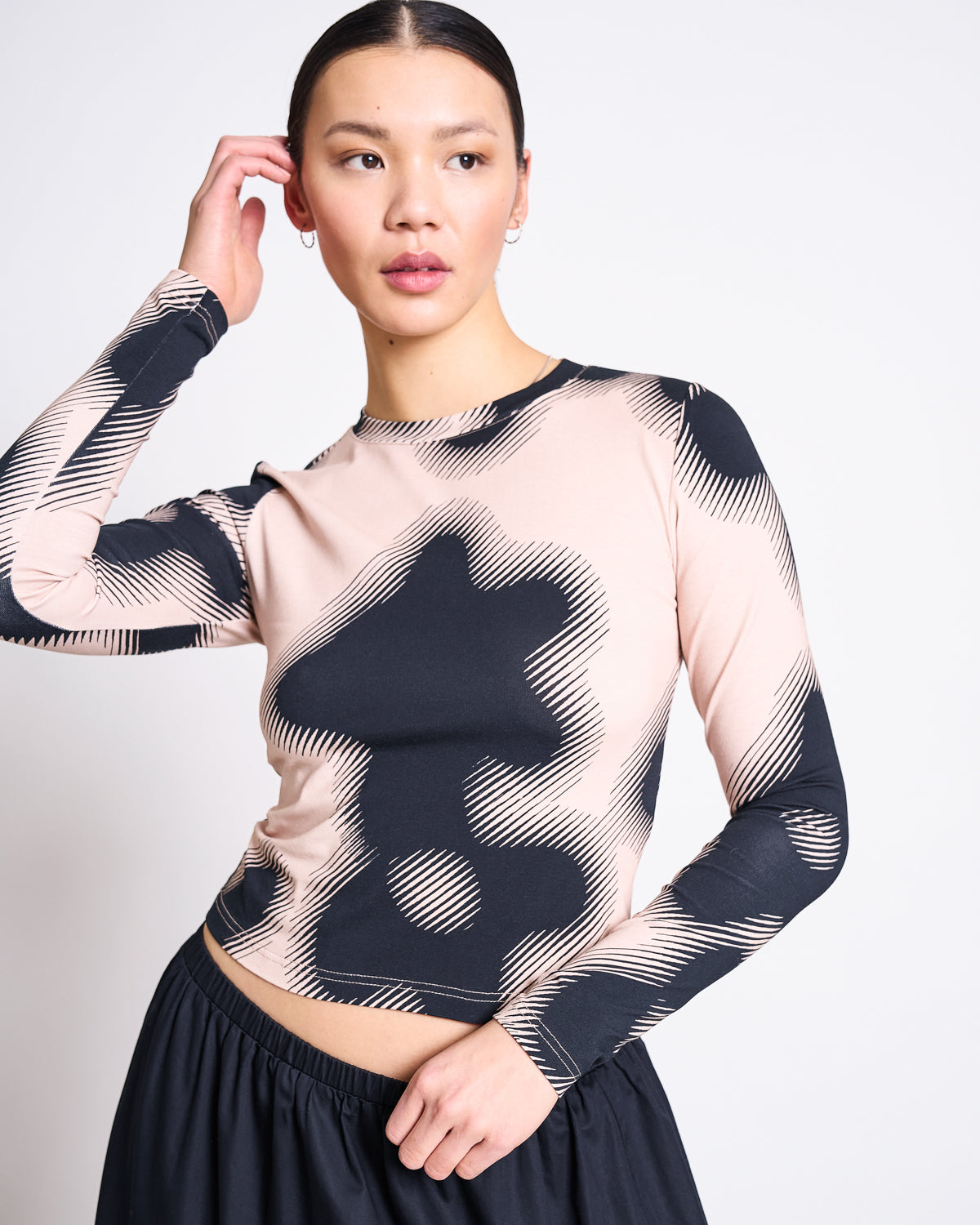 LONGSLEEVE BARID DIGITAL FLOWER PRINT GOTS Longsleeve jan-n-june 1