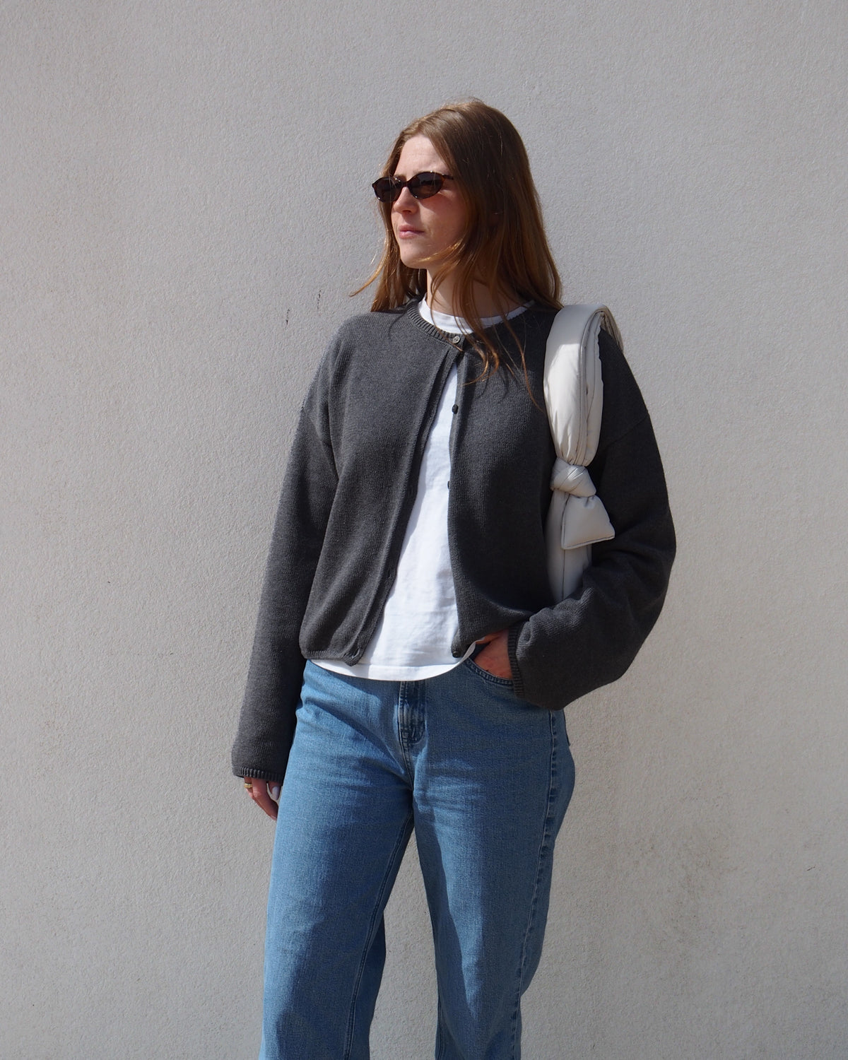 LIGHT CARDIGAN ASAS DARK GREY GOTS T-shirt jan-n-june 4