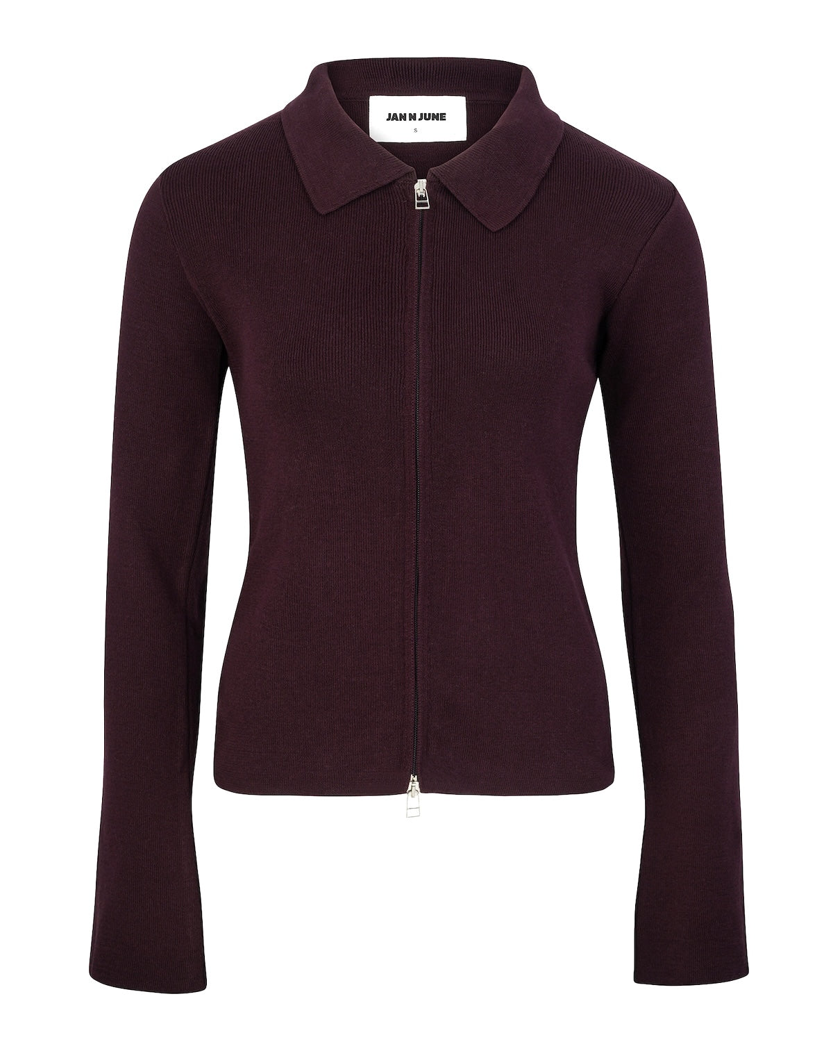 ZIP CARDIGAN TYRIE CHERRY LACQUER GOTS cardigan jan-n-june 6