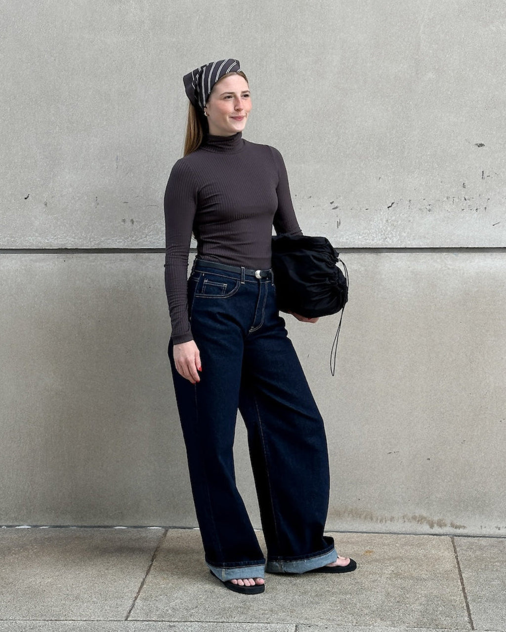 TENCEL™ LYOCELL RIB TURTLENECK MIO MUD Longsleeve jan-n-june 1