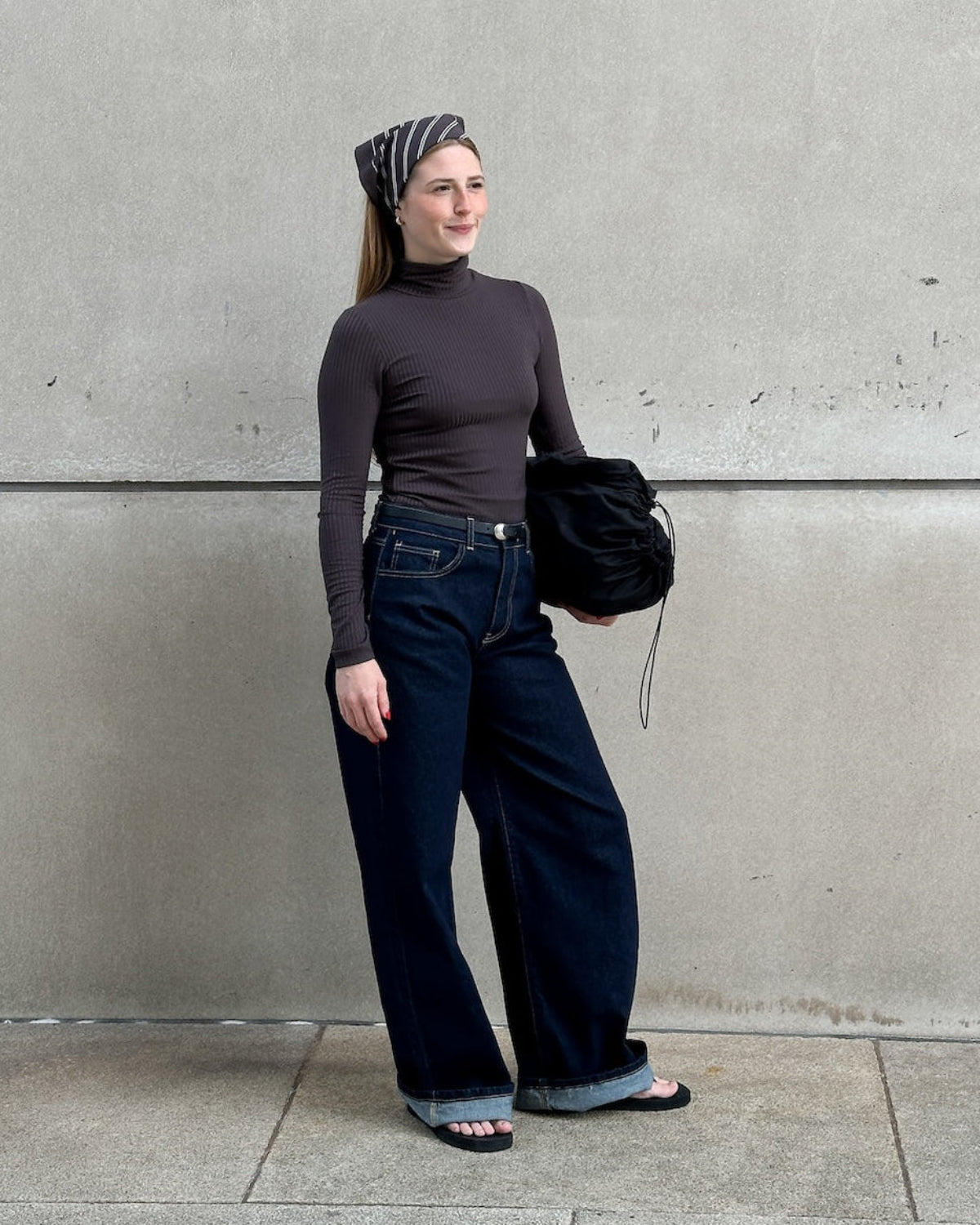 TENCEL™ LYOCELL RIB TURTLENECK MIO MUD Longsleeve jan-n-june 1