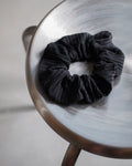 SCRUNCHIE RIB TENCEL™ LYOCELL BLACK Scrunchie jan-n-june 1
