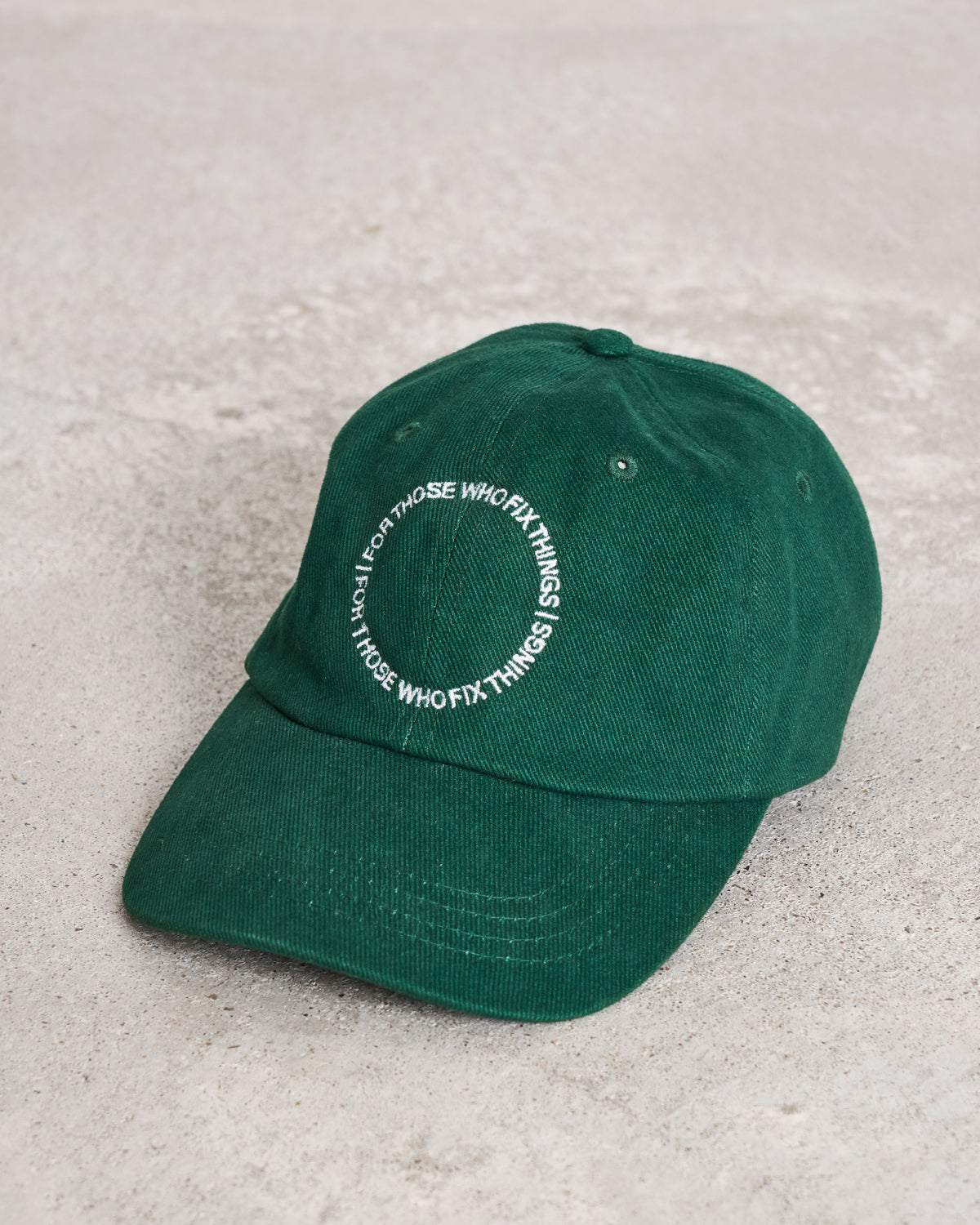 CAP FOR THOSE WHO FIX THINGS BOTTLE GREEN GOTS cap jan-n-june 3