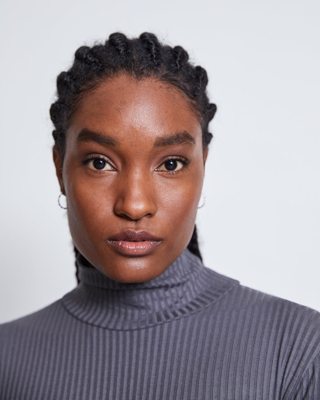 TENCEL™ LYOCELL TURTLENECK MIO DARK GREY Longsleeve jan-n-june 1