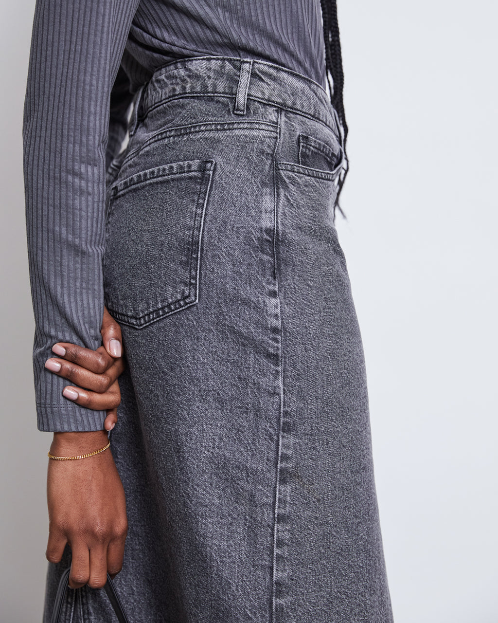 DENIM SKIRT LUCE LIGHT GREY jan-n-june 4