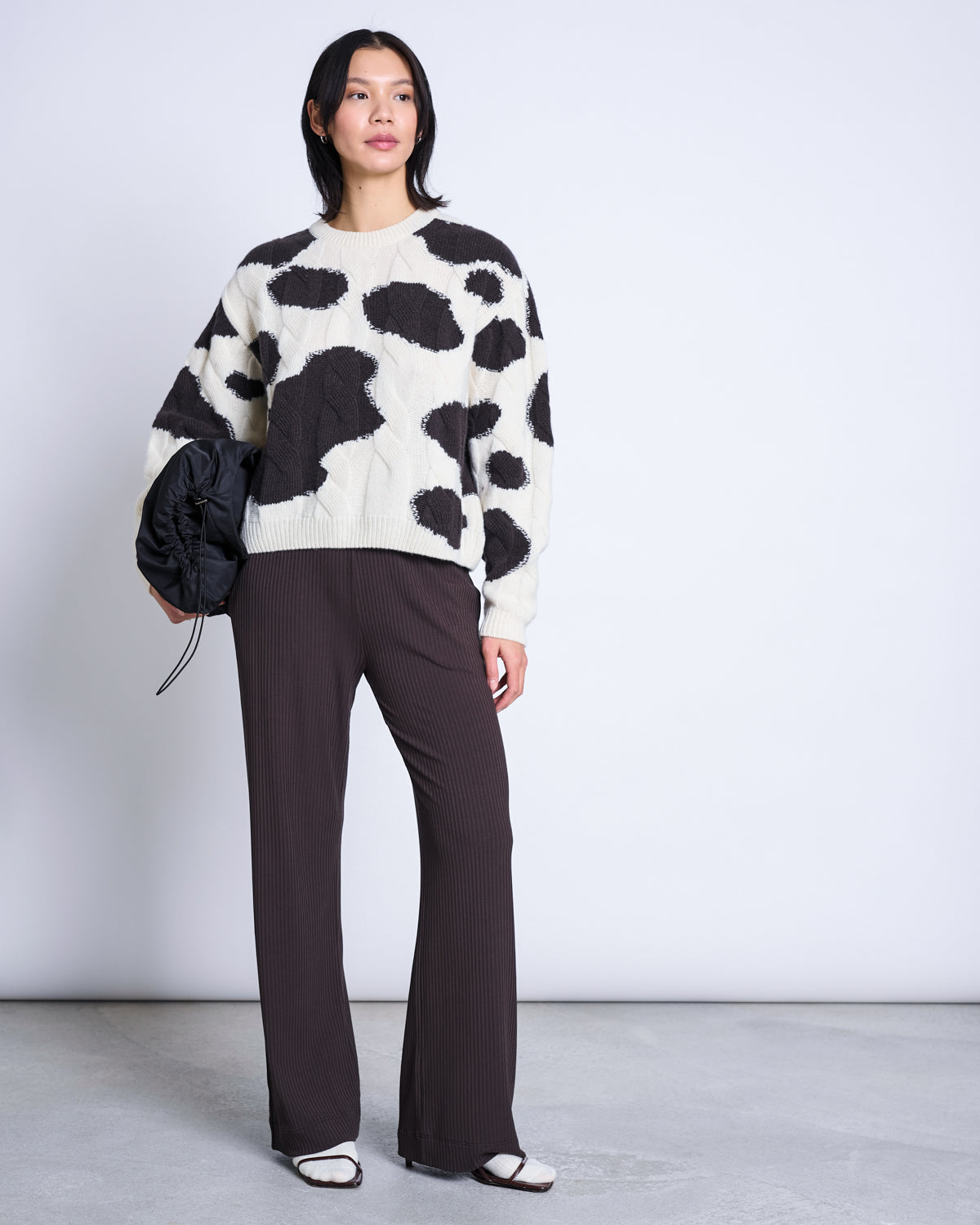BRAIDED COW JUMPER OREN OFFWHITE ZARTBITTER GOTS Sweater jan-n-june 8