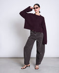 LIGHT CARDIGAN WOOLY ASAS CHERRY LACQUER GOTS Cardigan jan-n-june 1
