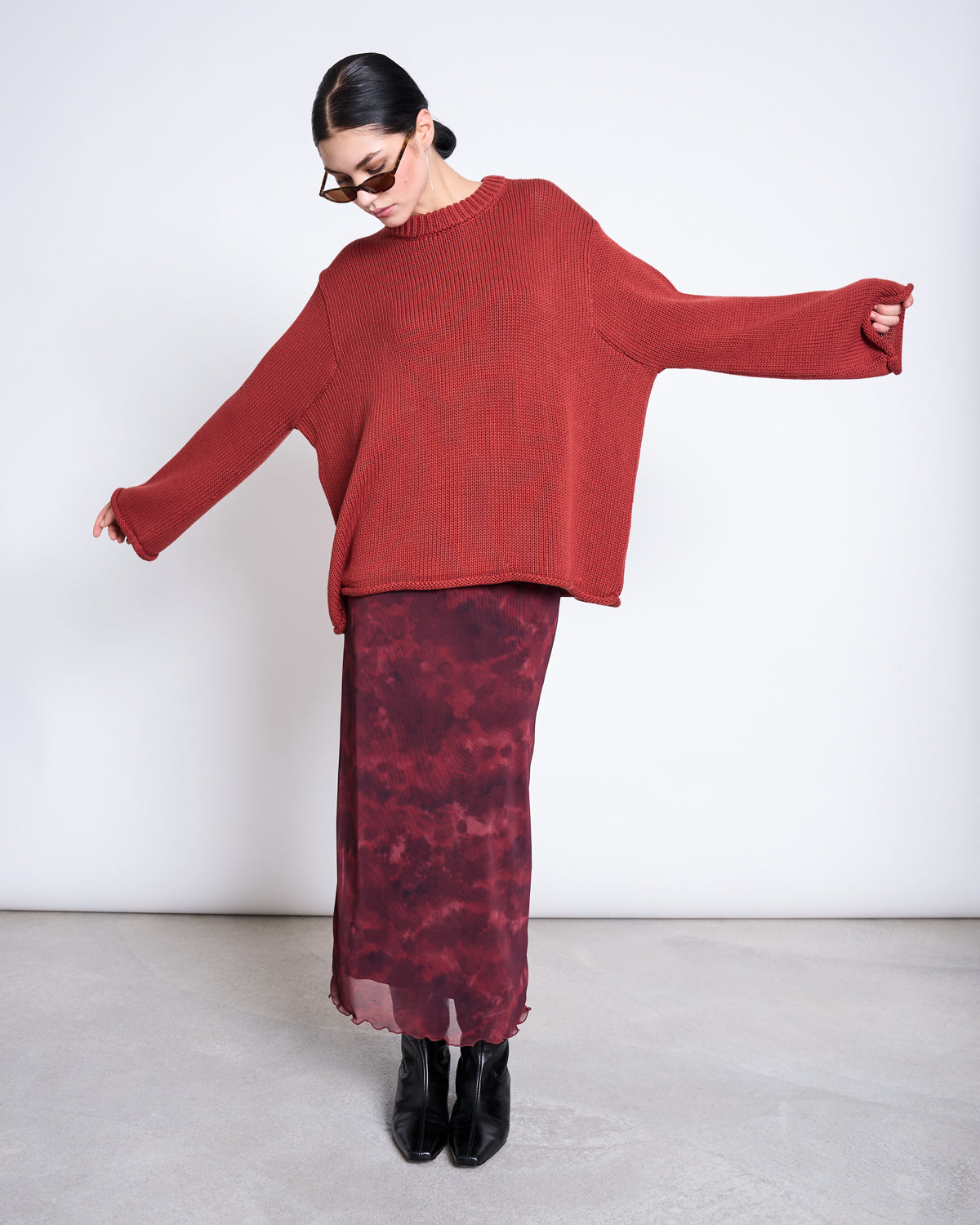 JUMPER SONA MID RED GOTS Sweater jan-n-june 6