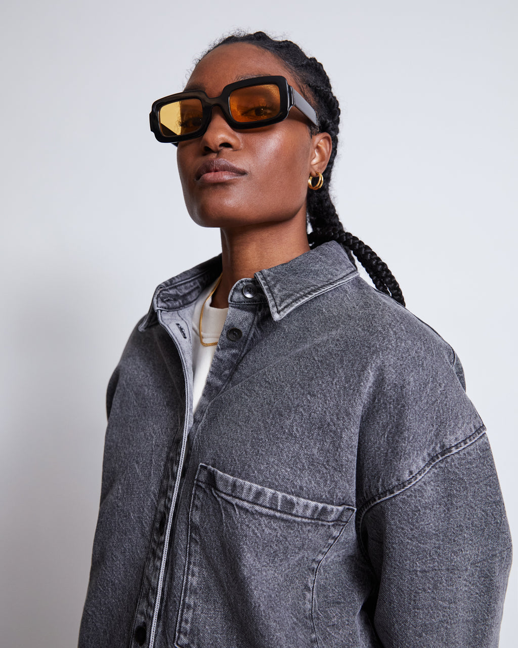 DENIM SHIRT SOLACE LIGHT GREY jan-n-june 2
