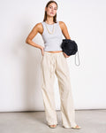 ORGANIC COTTON TANK TOP PORTO LIGHT GREY GOTS tops jan-n-june 1
