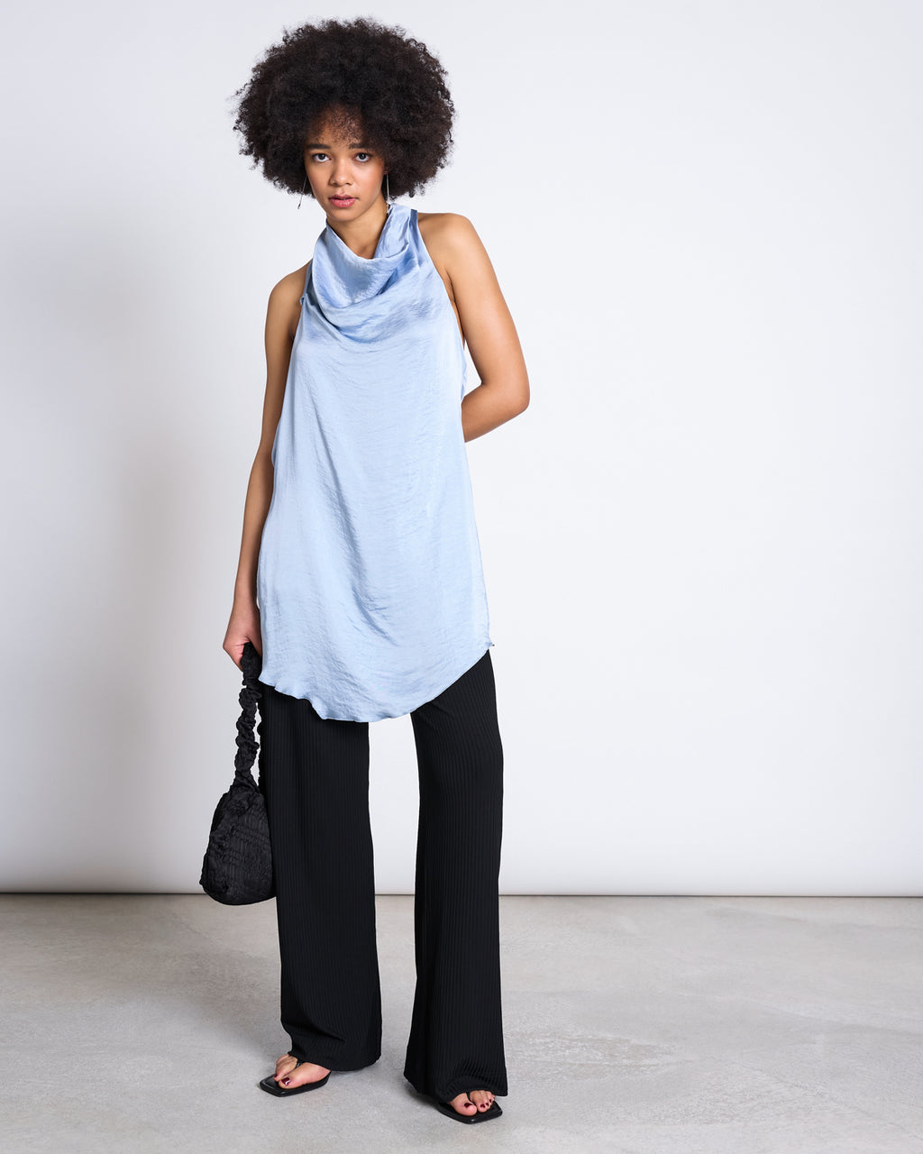 NECKHOLDER TOP WISP MID BLUE T-shirt jan-n-june 2