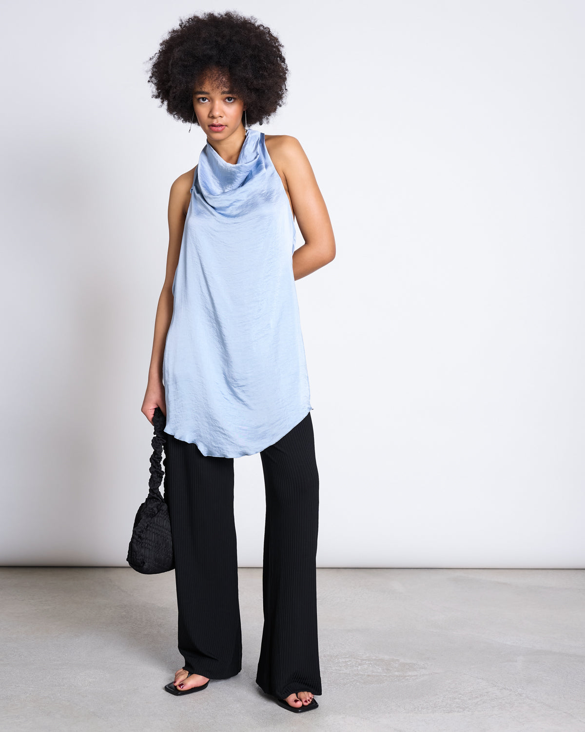 NECKHOLDER TOP WISP MID BLUE T-shirt jan-n-june 2