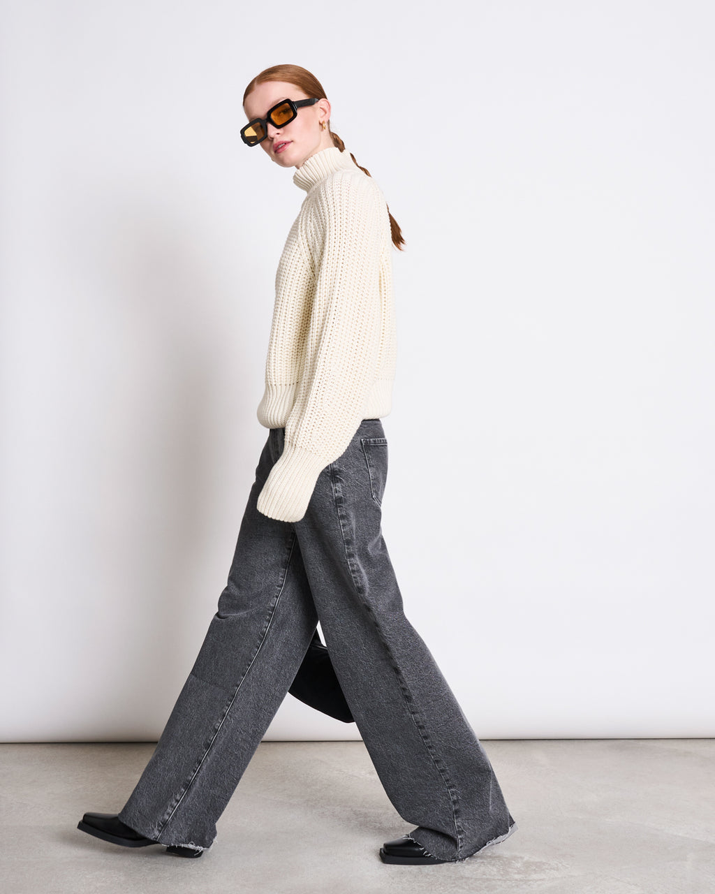 JUMPER OLA OFFWHITE GOTS Turtleneck jan-n-june 2