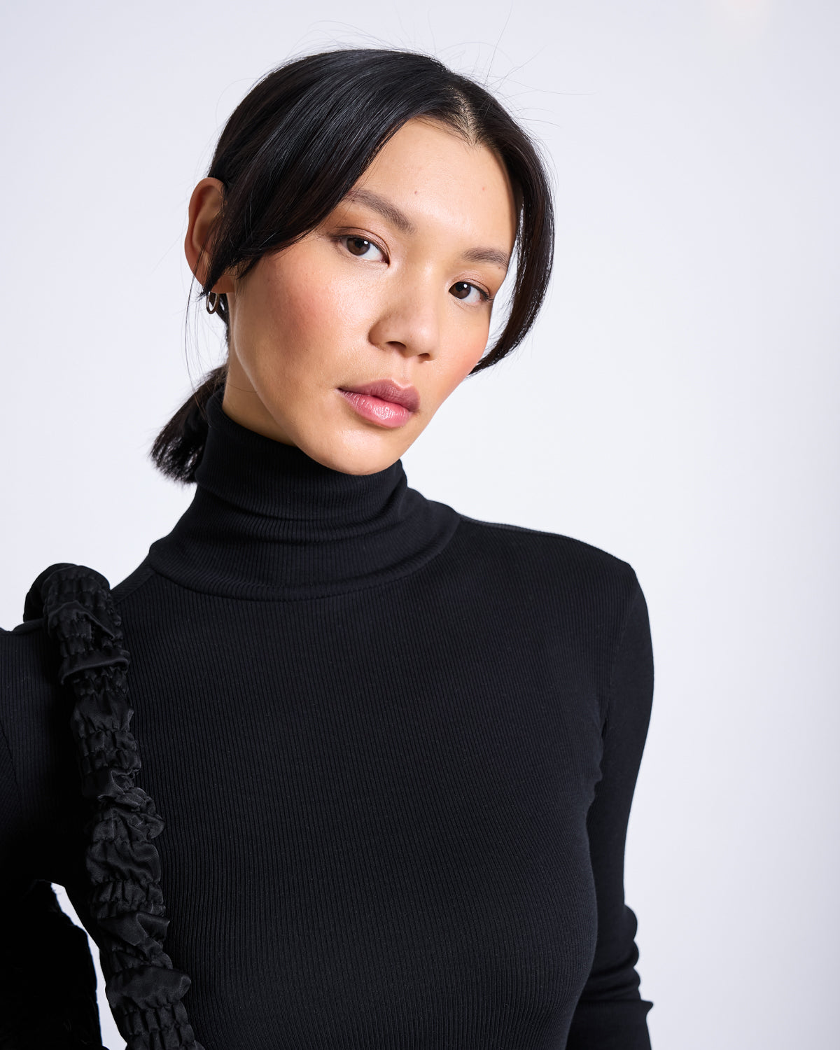 MINIRIB TURTLENECK CHUVA BLACK GOTS Longsleeve jan-n-june 4