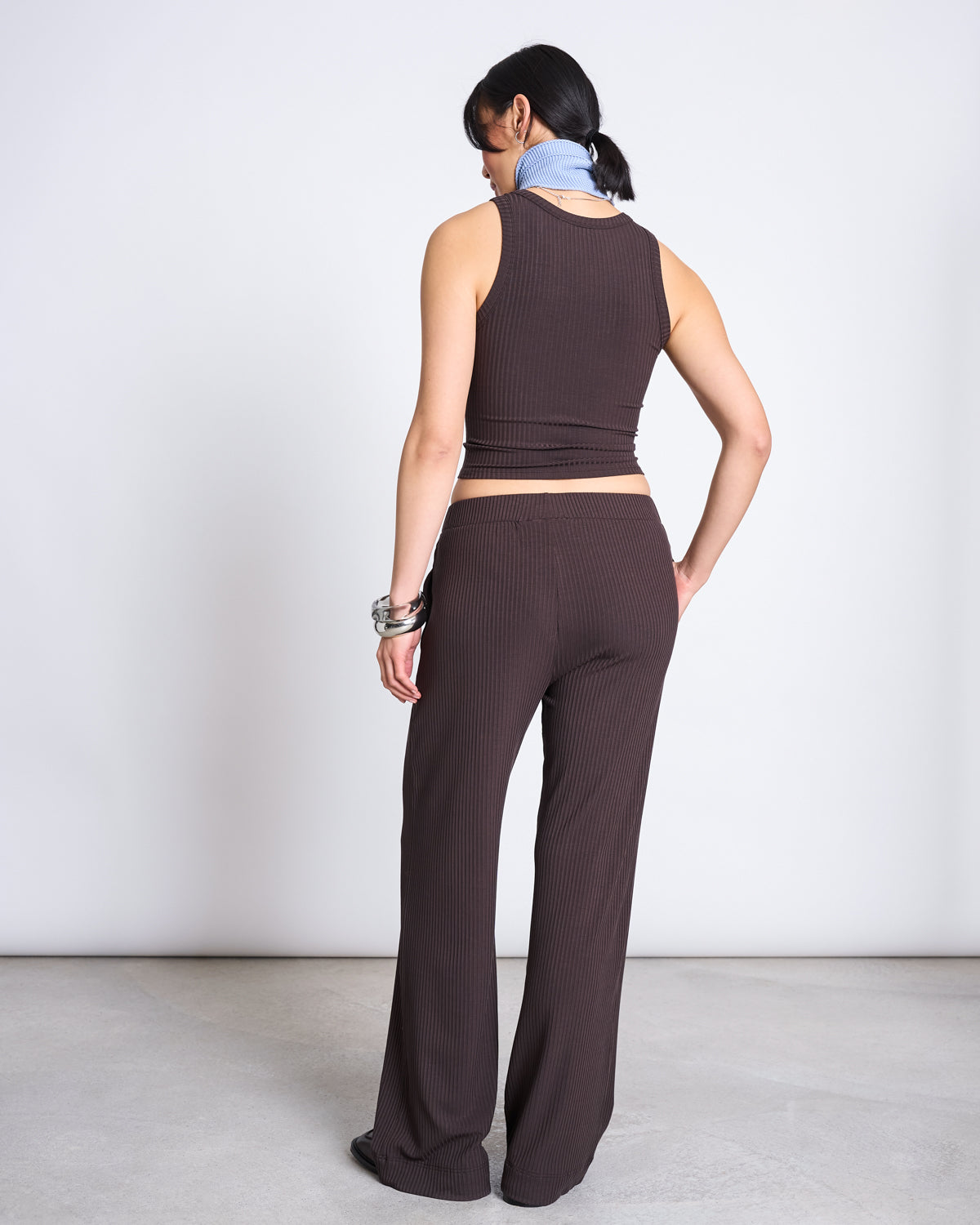 TENCEL™ LYOCELL RIB TANK TOP PORTO MUD T-shirt jan-n-june 3