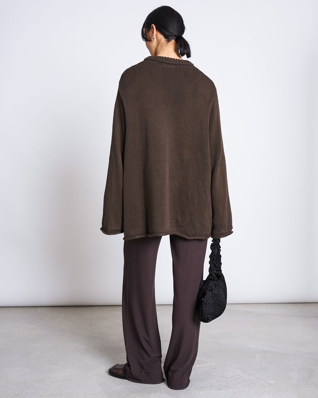 TENCEL™ LYOCELL RIB PANTS SMILLA MUD Pants jan-n-june 6