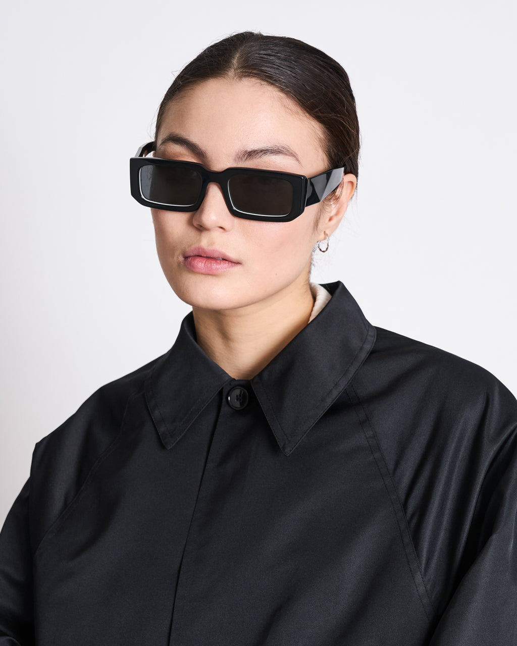 REC. CAR COAT HAZE BLACK jan-n-june 4