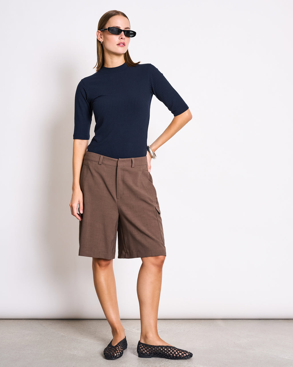 TENCEL™ LYOCELL RIB T-SHIRT NINA NIGHTFALL T-shirt jan-n-june 5