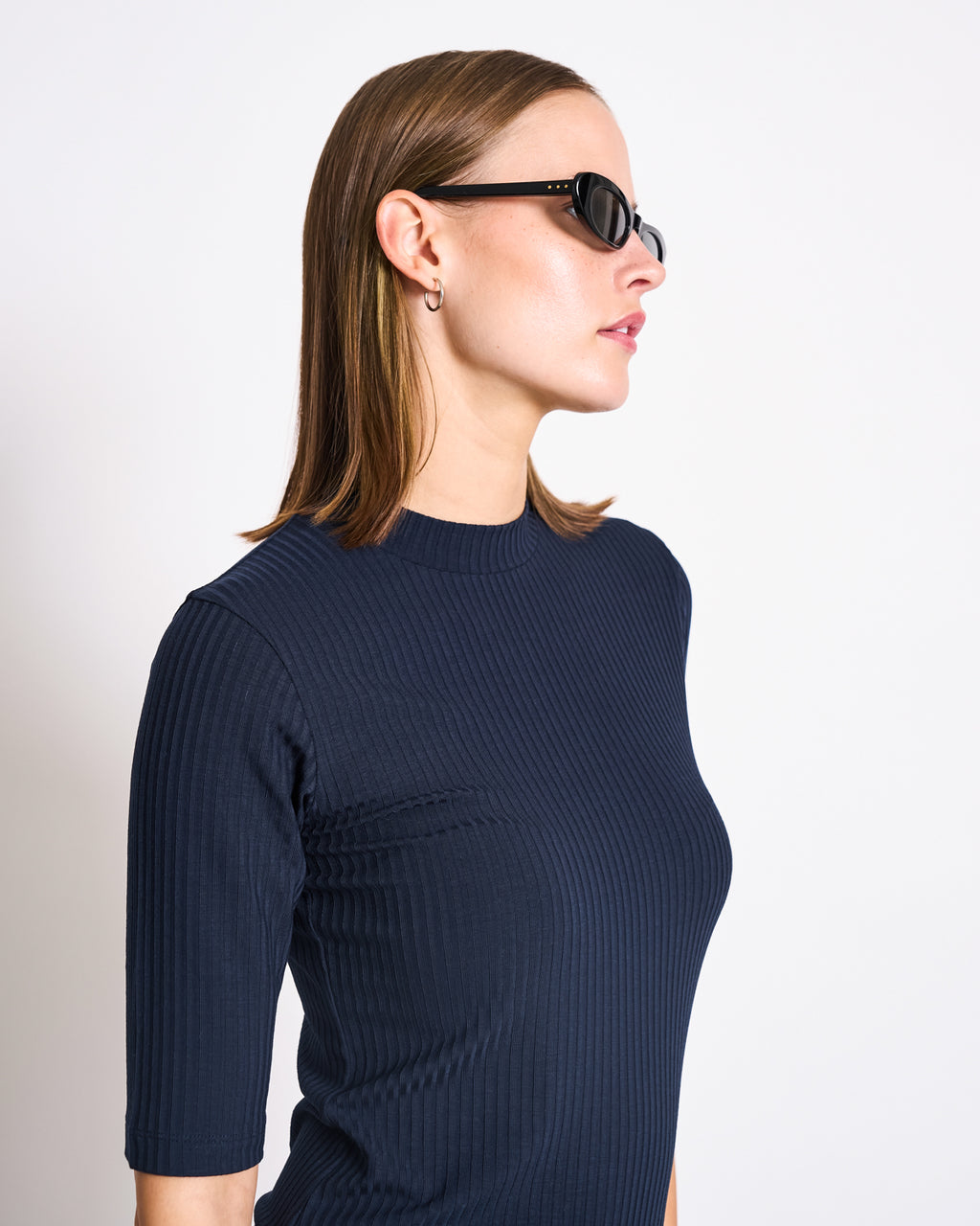 TENCEL™ LYOCELL RIB T-SHIRT NINA NIGHTFALL T-shirt jan-n-june 6