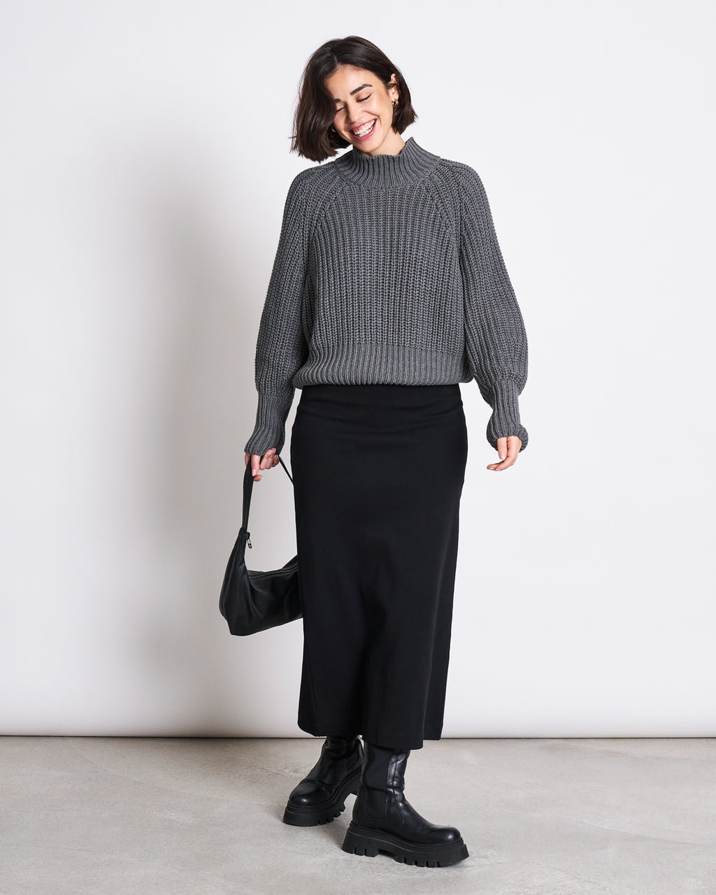 MAXI SKIRT BURNITA BLACK GOTS jan-n-june 5